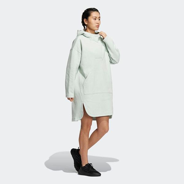 新品【アディダス】セットアップ　上下　XL ナイロンパーカー　スカート adidas 半額 50%off アディダス レディース パーカー ロング