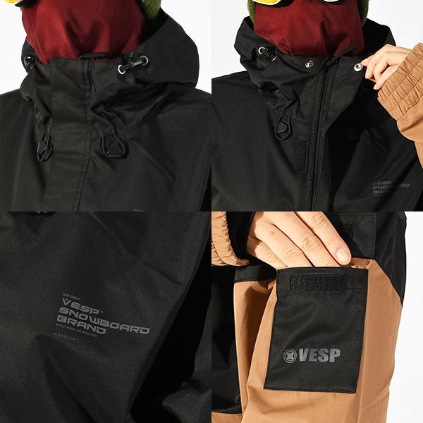 スノーボード VESP DIGGERS SIMPLE PULLOVER JACKET スノーボード VESP DIGGERS SIMPLE PULLOVER JACKET VESP L