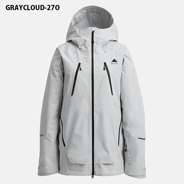Burton スノーボードジャケット Sサイズ レディース　グレー BURTON（バートン） スノーボードウェア レディース BURTON Womens