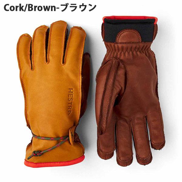 HESTRA（ヘストラ） レザーグローブ Wakayama メンズ 五指 本革 天然