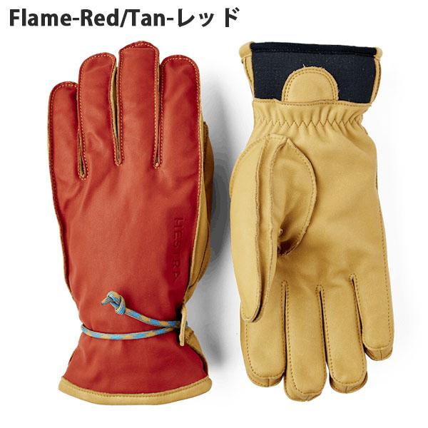 HESTRA（ヘストラ） レザーグローブ Wakayama メンズ 五指 本革 天然