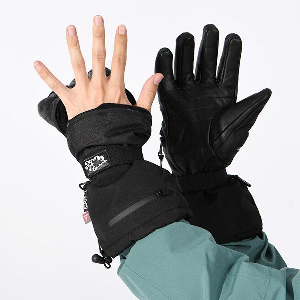 【2026新作】DEATH GRIP GLOVE デスグリップ.Mブラック スノーボード デスグリップ グローブ DEATHGRIP GLOVE レディース