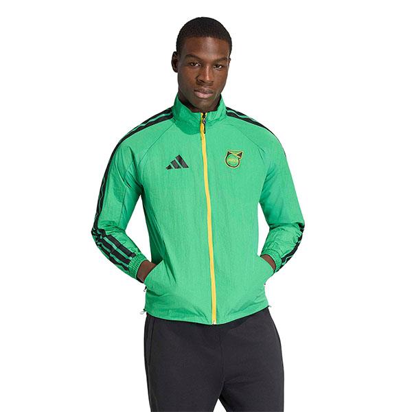 アディダス トラックジャケット ジャージ ジャマイカ 緑 adidas（アディダス） メンズ ウインドブレーカー サッカー ジャマイカ