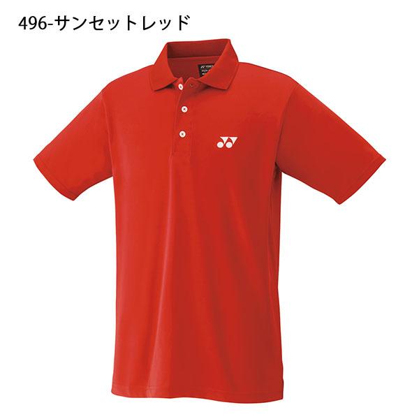YONEX バドミントン Lサイズ　ウェア 赤ネイビー YONEX ヨネックス 半袖ポロシャツ メンズ レディース ゲーム