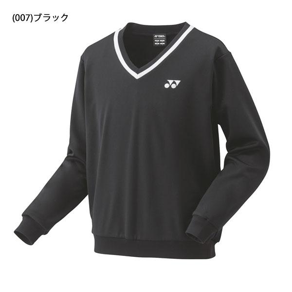 美品　YONEX Vネック トレーナー　長袖 ユニLサイズ YONEX（ヨネックス） 長袖 トレーナー メンズ レディース スウェット V