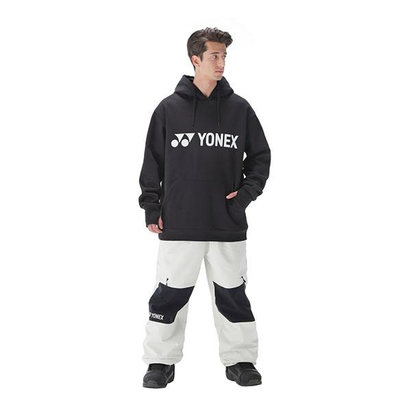 スノーボードウェアパーカー　YONEX ブラック YONEX（ヨネックス） 長袖 パーカー 裏起毛 メンズ レディース