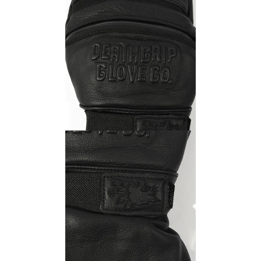 デスグリップグローブ　スキースノーボードグローブ　レザー新品未使用BLACK L スノーボード デスグリップ グローブ DEATHGRIP GLOVE
