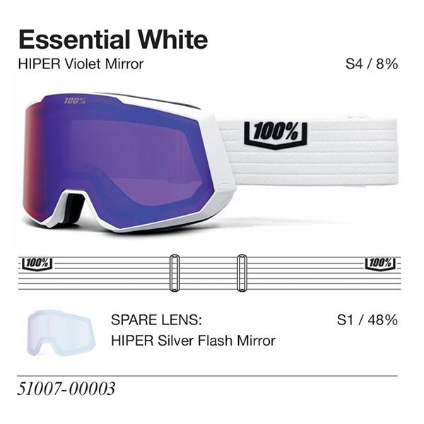 100% ワンハンドレッド SNOWCRAFT 快く XL WHITE スノークラフト 100% ワンハンドレッド SNOWCRAFT 快く XL WHITE スノークラフト