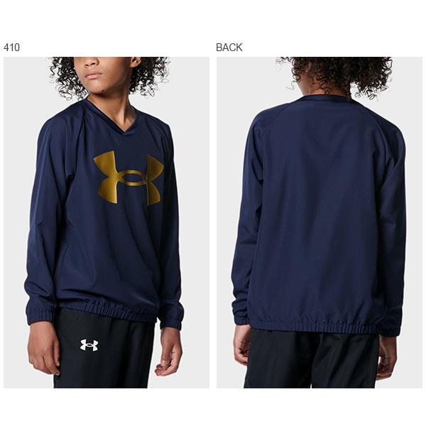 ウーブン ジャケット アンダーアーマー UNDER ARMOUR UA キッズ ジュニア 子供  Vネック ジャケット ピステ 野球 ソフトボール サッカー 1368896 2021秋冬新作｜elephantsports｜05