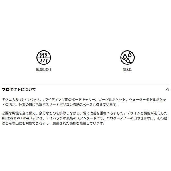 BURTON（バートン） バックパック BURTON Day Hiker Pack 22L リュック