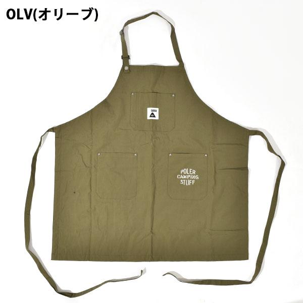 ラスト1  POLeR ポーラー メンズ BBQエプロン Quilt Fabric 2WAY BBQ APRON バーベキュー 防寒 アウトドア キャンプ レディース 25%offの画像