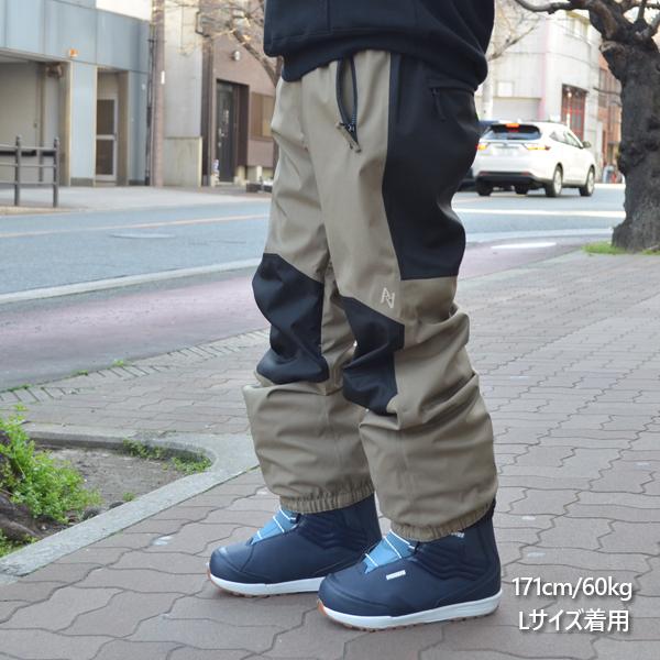 45%off スノーボードウェア パンツ AA HARDWEAR ダブルエー ハードウェア UNITED PANTS ベージュ メンズ 72122333の画像