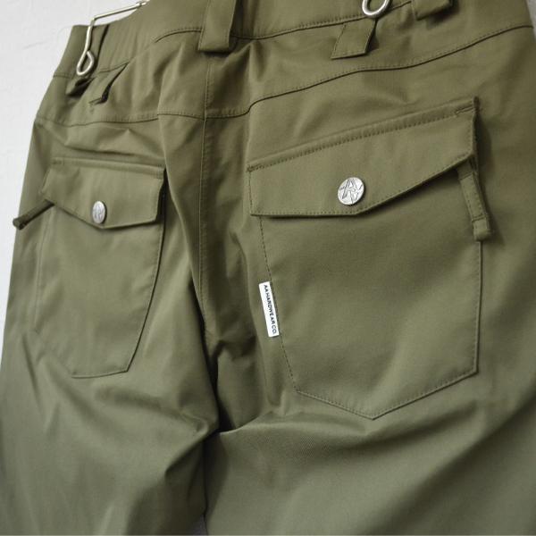 AA HARD WEAR スノーボードパンツ オリーブAA（ダブルエー） Sサイズ