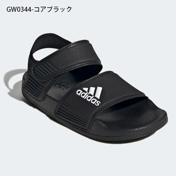 アディダス レディース サンダル adidas ADILETTE SANDAL K アディレッタサンダル シャワーサンダル ベルクロ スポーツサンダル GW0344｜elephantsports｜02