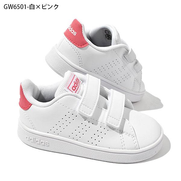 アディダス ベビーシューズ adidas ADVANCOURT CF I ジュニア 子供 ベルクロ スニーカー 子供靴 シューズ 靴 ホワイト 白 2022秋新作 GW6498｜elephantsports｜05