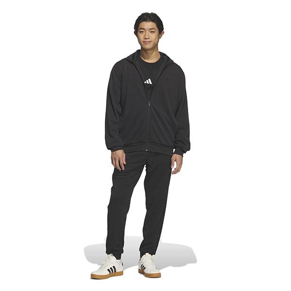 adidas（アディダス） メンズ 裾リブ レギュラーフィット ジャージ 下