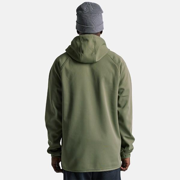 バートン　BURTON スノボー撥水パーカー　Lサイズ　美品 BURTON（バートン） スノーボード パーカー 撥水 クラウン ウェザー