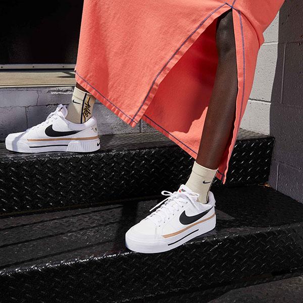 NIKE（ナイキ） 厚底 スニーカー メンズ コート レガシー リフト