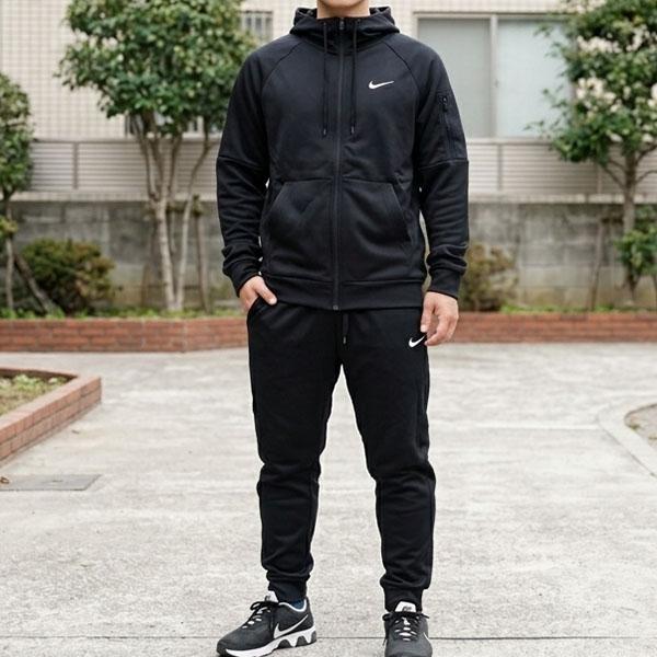 C新品 2XL ナイキ Therma-FIT 裏起毛 上下 セットアップ 秋冬 NIKE（ナイキ） パーカー 上下セット メンズ レディース TF フルジップ