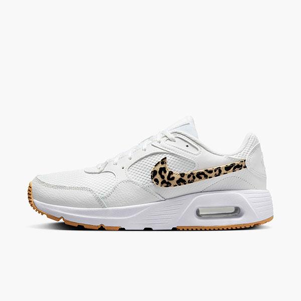 Nike Air Max ホワイト/レオパード NIKE（ナイキ） 送料無料 36%off スニーカー レディース ヒョウ柄 エア