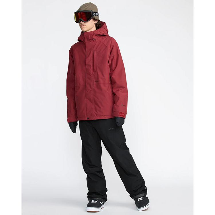 スノーボードウェア VOLCOM ボルコム DUA INS GORE-TEX JACKET ゴアテックス BURNT RED メンズ ジャケット スノボ 2025-2026冬新作 25%off_4