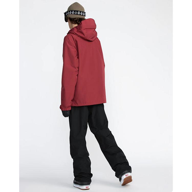 スノーボードウェア VOLCOM ボルコム DUA INS GORE-TEX JACKET ゴアテックス BURNT RED メンズ ジャケット スノボ 2025-2026冬新作 25%off_5