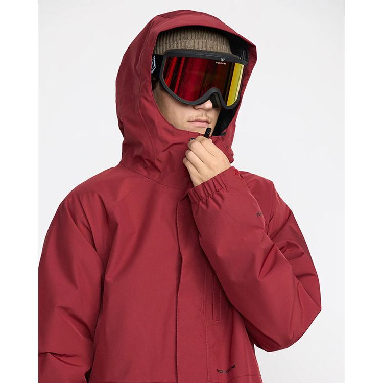 スノーボードウェア VOLCOM ボルコム DUA INS GORE-TEX JACKET ゴアテックス BURNT RED メンズ ジャケット スノボ 2025-2026冬新作 25%off_6