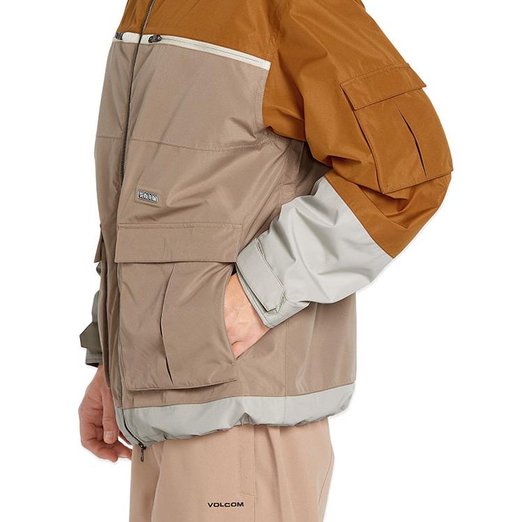 スノーボードウェア VOLCOM ボルコム NIGHTBREAKER 20K Volcom Men's Nightbreaker 20K Jacket, Grey at Amazon Men's