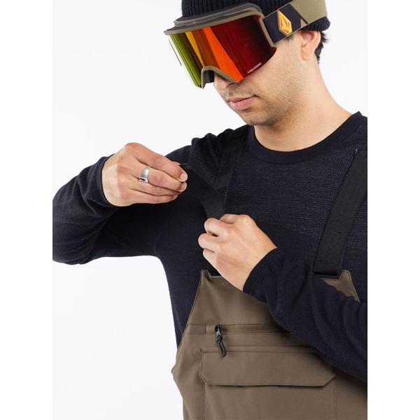 45%off スノーボードウェア VOLCOM ボルコム ROAN BIB OVERALL メンズ ビブパンツ ビブ スノボ_4