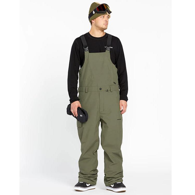 35%off 送料無料 スノーボードウェア VOLCOM ボルコム ROAN BIB OVERALL メンズ ビブパンツ ビブ ボトムス スノボ スノーボード スノーウエアの画像