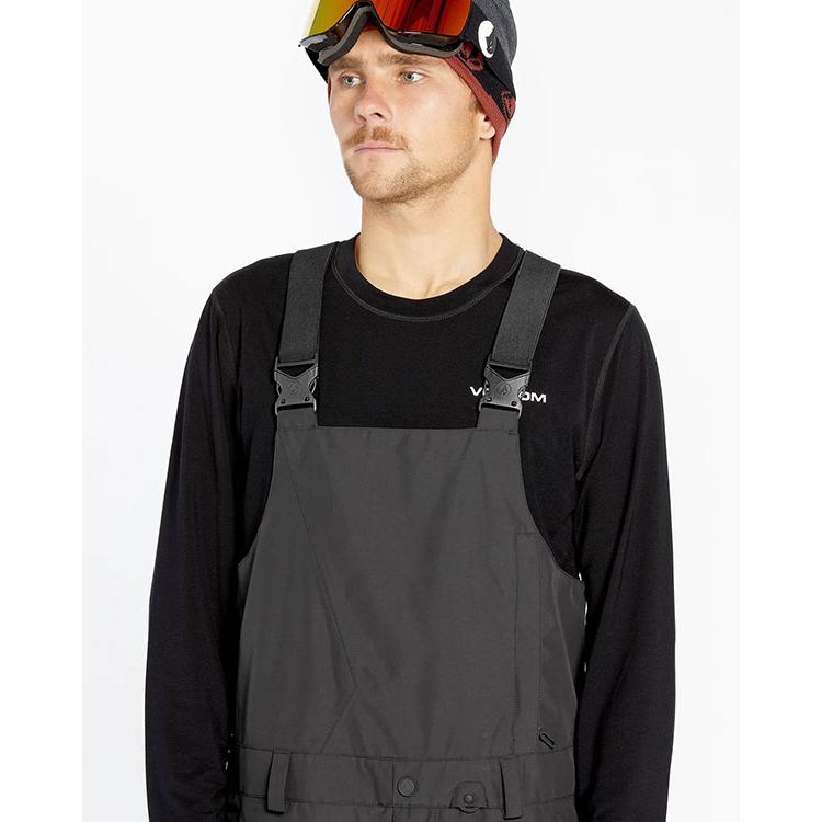 35%off 送料無料 スノーボードウェア VOLCOM ボルコム ROAN BIB OVERALL メンズ ビブパンツ ビブ ボトムス スノボ スノーボード スノーウエアの画像