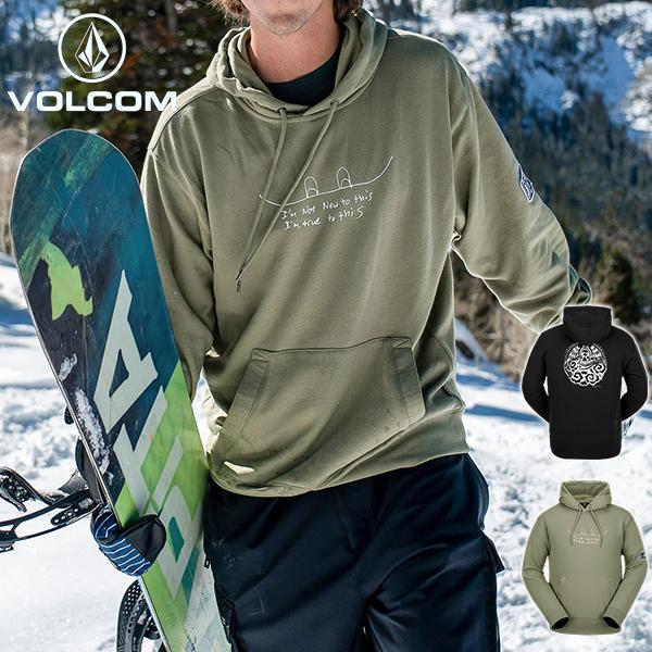 VOLCOM スノーボード パーカー フーディー メンズ Sサイズ VOLCOM（ボルコム） プルオーバー メンズ D.I. FLEECE パーカー