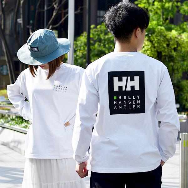 アングラーロゴ ヘリーハンセン 長袖Tシャツ ワイドシルエット 生地厚 ロンT メンズ レディース HELLY HANSEN 釣り バス HH32356 2023秋冬新作｜elephantsports｜18