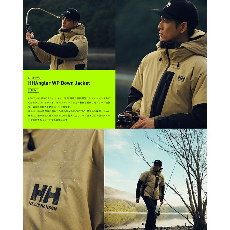 ヘリーハンセン ゴアテックス ダウンジャケット メンズ HELLY HANSEN アングラー ウォータープルーフ GORE-TEX ウェットロープ ベージュ 2023秋冬新作 HG12260｜elephantsports｜20