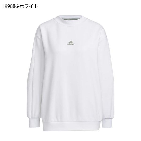 35%off アディダス レディース ジャージ スウェット adidas W WORD クルースウェット トレーナー 裏起毛 スエット 2023秋冬新作 IEH67｜elephantsports｜02