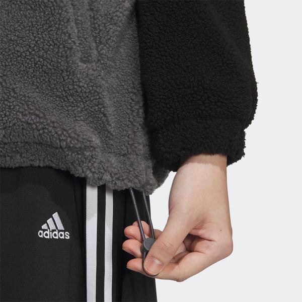 35%off アディダス レディース フリース ジャケット adidas W MH CB ボアジャケット もこもこ モコモコ フルジップ パーカー アウター 2023秋冬新作 IEH74｜elephantsports｜12