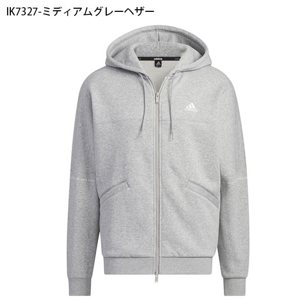 アディダス メンズ レディース パーカー adidas M WORD 裏起毛スウェットFZフーディ フルジップ ジャージ トレーナー スエット 2023秋冬新作 IJM06｜elephantsports｜02