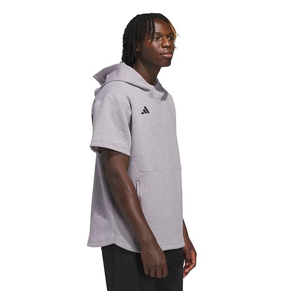 adidas（アディダス） メンズ 半袖 スウェット パーカー adidas M