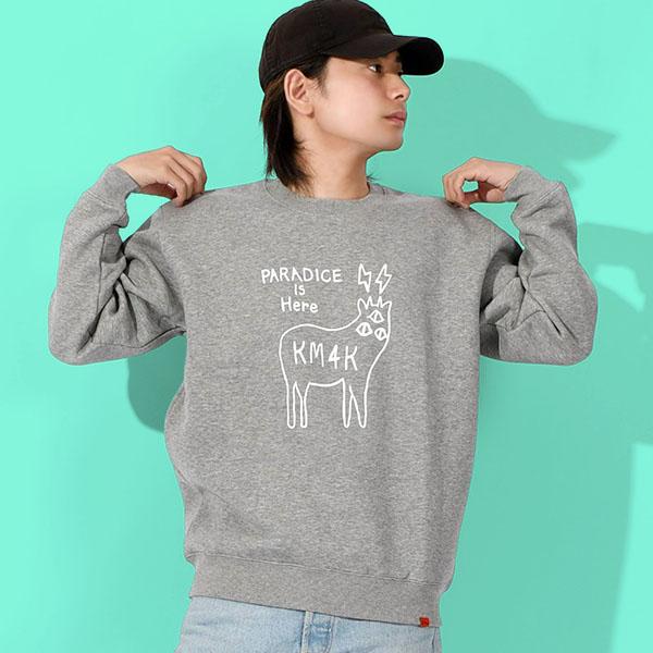 トレーナー KM4K カモシカ OG CREW LOGO スウェット メンズ レディース 