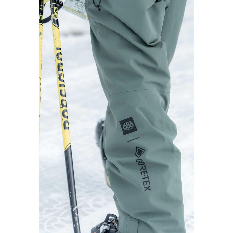 スノーボードウェア 686 SIX EIGHT SIX シックスエイトシックス グリーン系 GORE-TEX GT PANT メンズ ゴアテックス 2023-2024冬新作 30%off｜elephantsports｜16