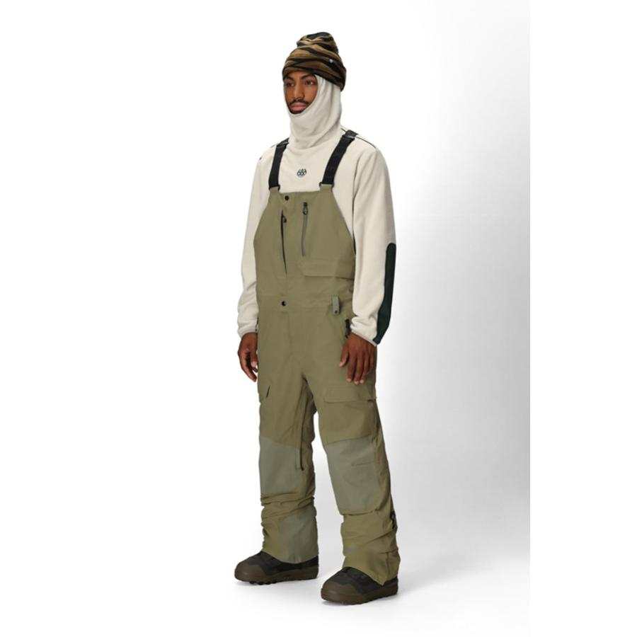 ビブパンツ 686 SIX EIGHT SIX シックスエイトシックス GORE-TEX DISPATCH SHELL BIB メンズ パンツ ビブ ボトムス スノーボード 2025-2026新作 30%offの画像