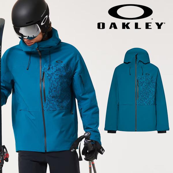 ken　OAKLEY スキーウェア 青 OAKLEY（オークリー） Lサイズ スノーボードウェア メンズ ジャケット