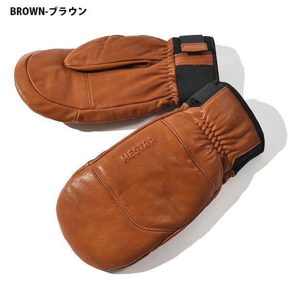 HESTRA（ヘストラ） レザーミトン Omni Mitt MITTEN メンズ ミトン 本