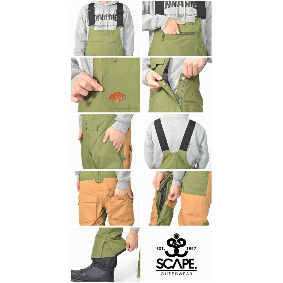 SCAPE（エスケープ） Mサイズ のみ 45%off スノーボードウェア OVERALL