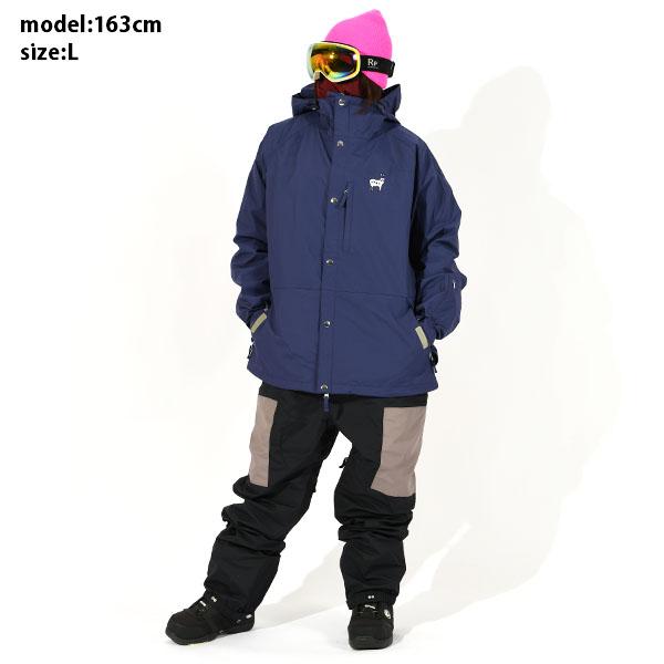 km4k ウェア 上下セット 40%off スノーボードウェア KM4K カモシカ PARADICE JACKET 9 メンズ