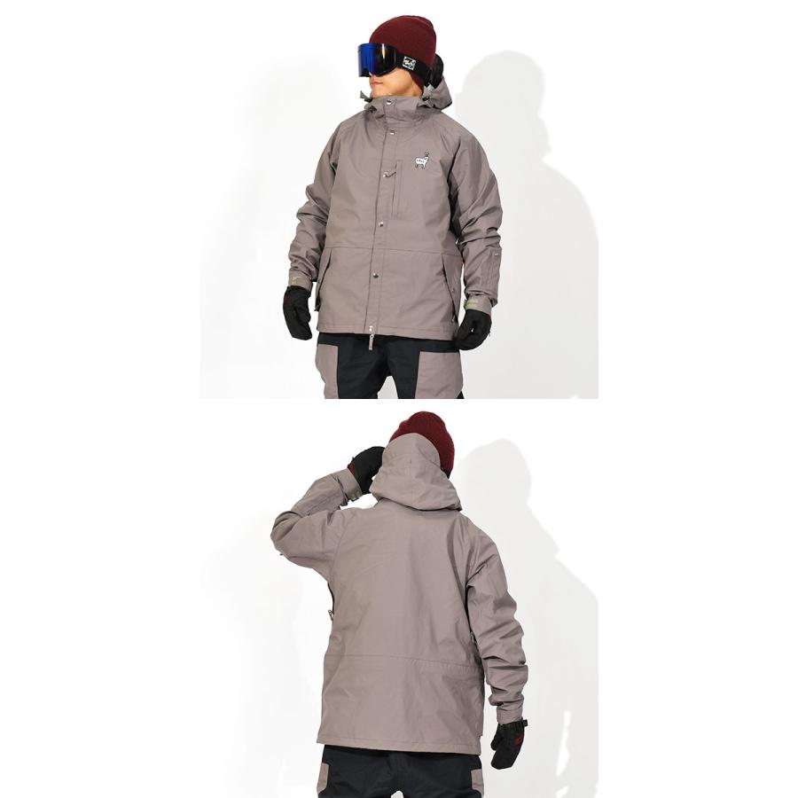 km4k ウェア 上下セット スノーボードウェア KM4K カモシカ PARADICE BIB PANTS メンズ