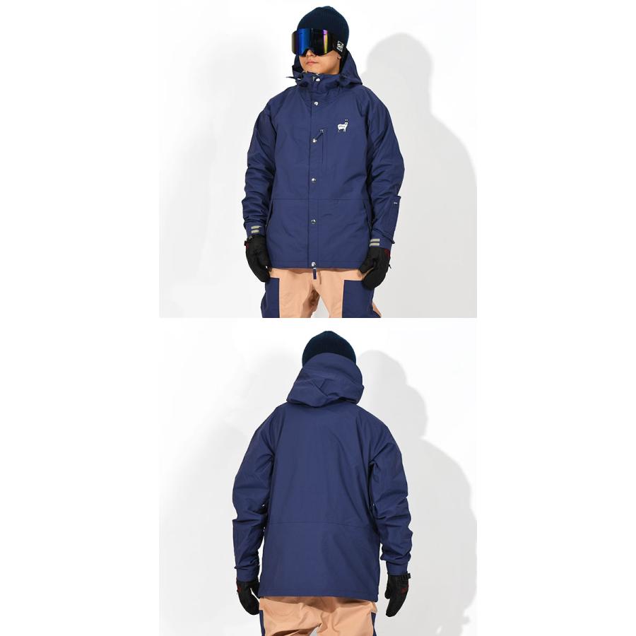 KM4K スノーボードウェア Mサイズ ネイビー 40%off スノーボードウェア KM4K カモシカ PARADICE JACKET 9 メンズ