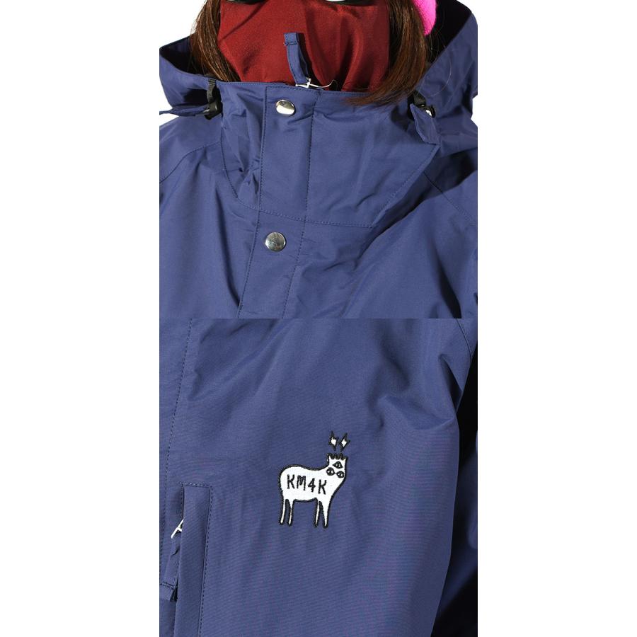 km4k ウェア 上下セット スノーボードウェア KM4K カモシカ PARADICE BIB PANTS メンズ