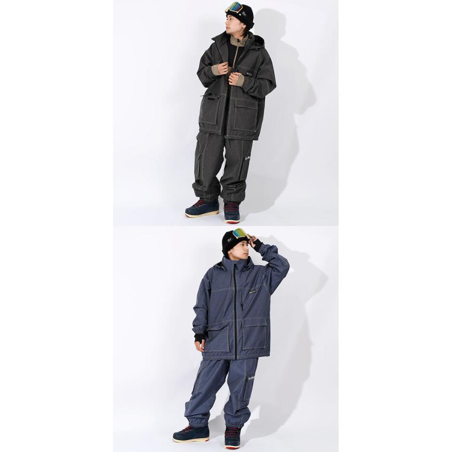 超美品！ ボードウェア 上下セット クイックシルバー Quiksilver（クイックシルバー） スノーボードウェア 上下セット