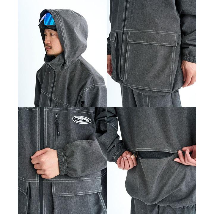 クイックシルバー(QUIKSILVER) スノーボードウェア上下セット Quiksilver（クイックシルバー） スノーボードウェア 上下セット